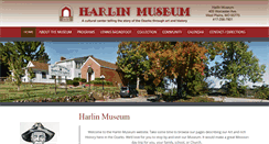 Desktop Screenshot of harlinmuseum.com